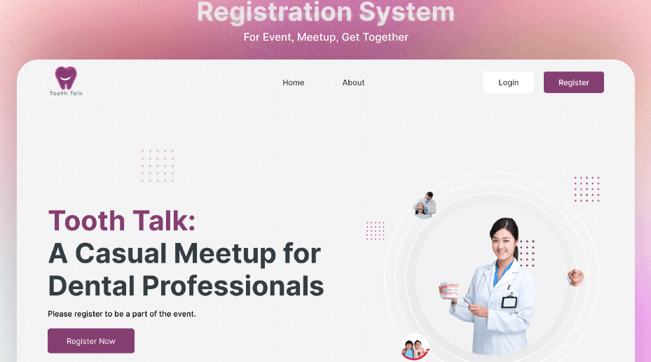 Event Registration UI Design
